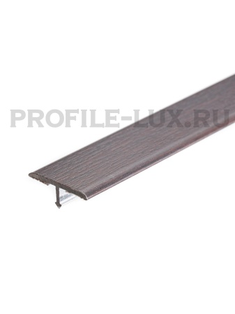 PCRA 10W 269 Т-образный профиль PROCOVER WOOD 26 мм, алюминий ламин, цвет венге, длина 2700 мм